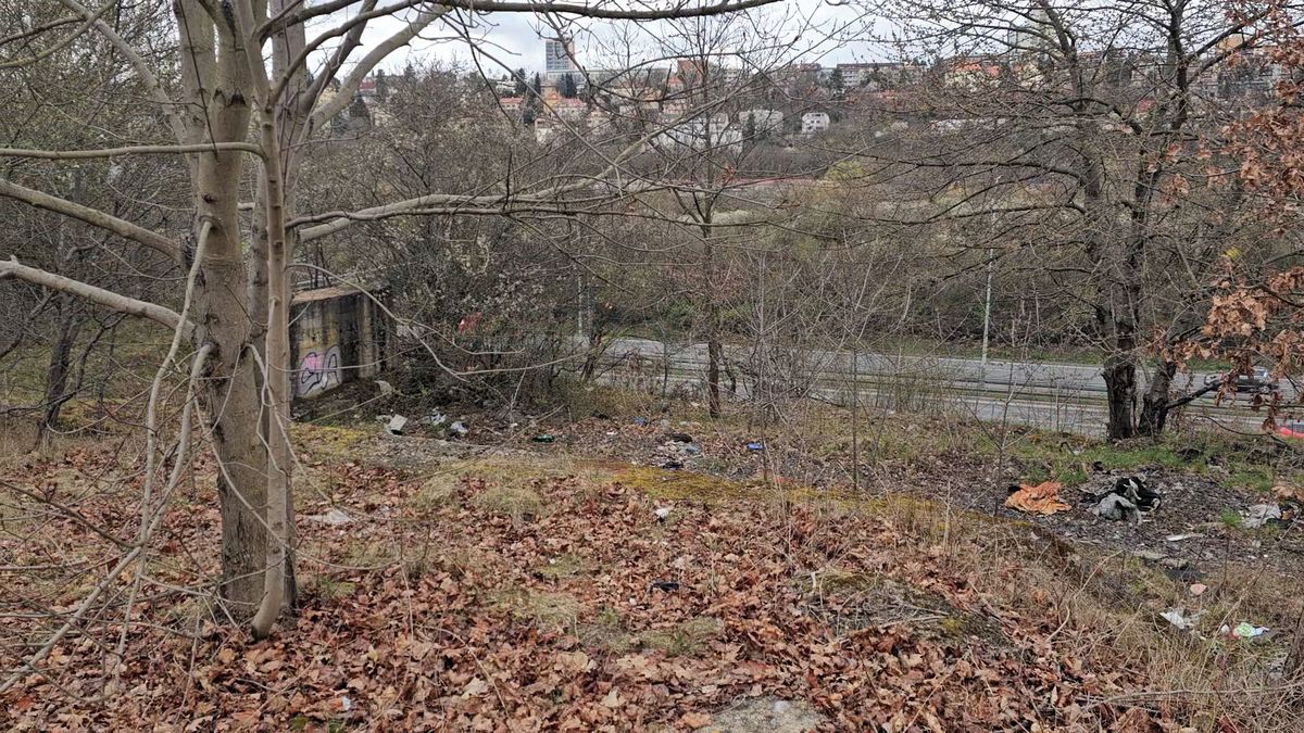 Les hrůzy u Novodvorské čekají změny, tábořiště bezdomovců zatím zůstává